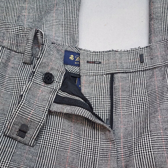 Brooks Brothers 346 Wool Blend Dress Pants Womens Sz 16 Gray Caroline Fit - Picture 4 of 5